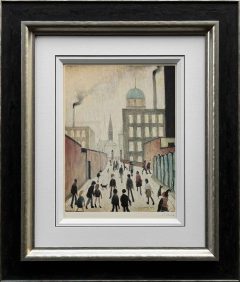 L S Lowry – Mrs Swindells picture