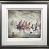 L S Lowry - Sailing Boats Print Signed Limited Edition Print