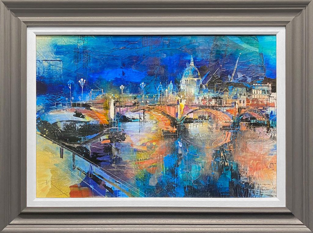 Rob Wilson - Southwark Bridge, London Original Painting for Sale