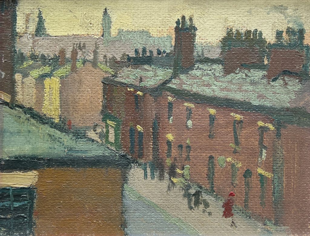 Harry Rutherford - Near All Saints Original Painting for Sale