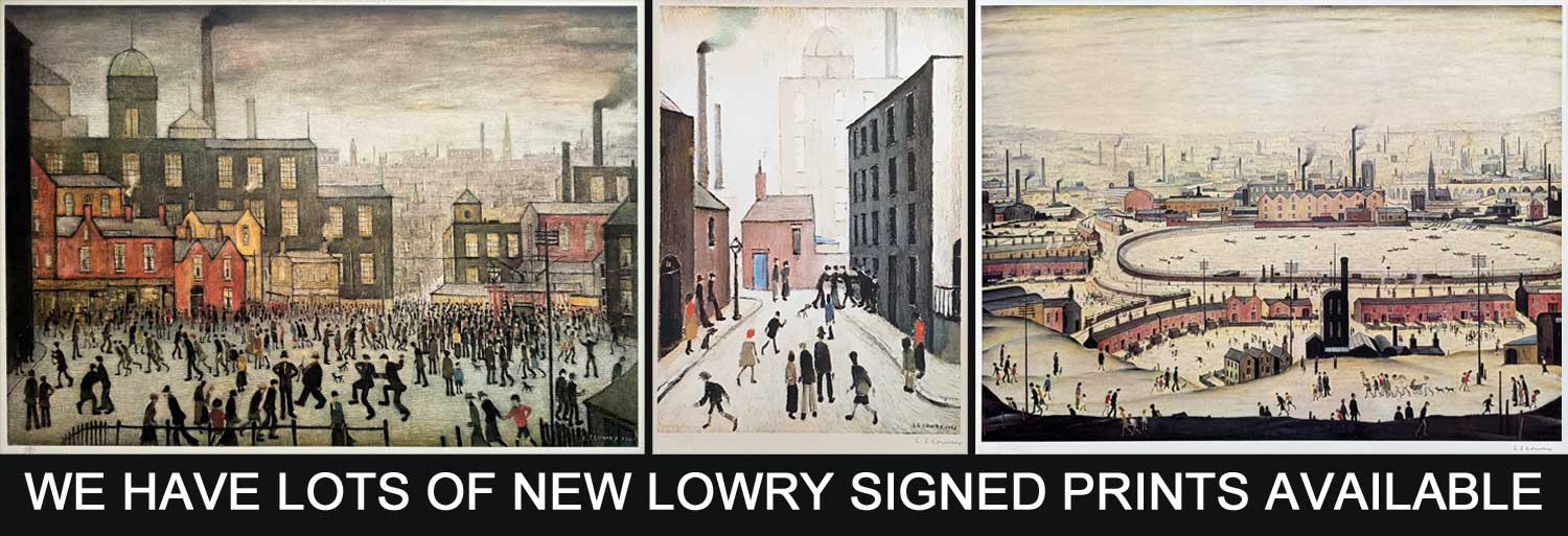Lowry signed prints