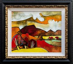 Geoffrey Key - Red Landscape